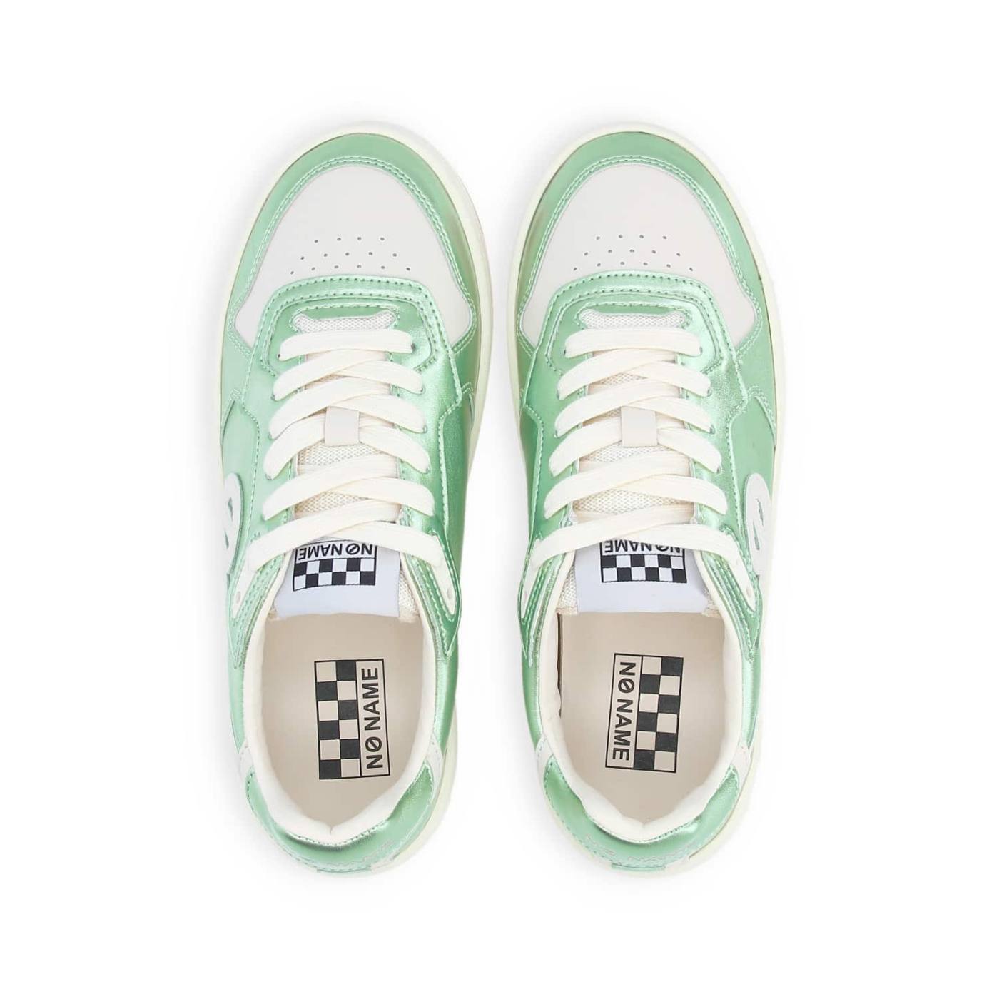 SNEAKER KELLY W - IRIS/SOFT NAPPA - VERDE/BIANCO SPORCO